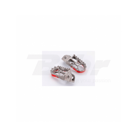 Estriberas Off Road gris/rojo Beta