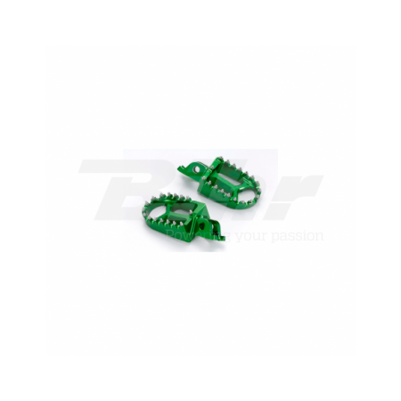 Estriberas Off Road verde Kawasaki