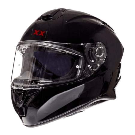 Casco Xxdoble Basic Color Negro brillo