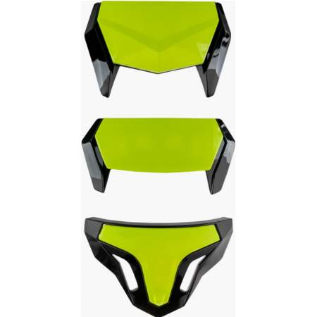 KIT 3 VENTS ATOM GLOSS FLUOR YELLOW