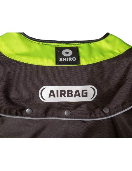 Chaleco Airbag Marca Shiro Profesional para Motocicleta, Chaleco Airbag con  Tira Reflectante para Motocross, Chaqueta Airbag Mot