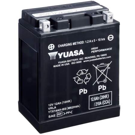 BATERÍA YUASA YTX14AH-BS