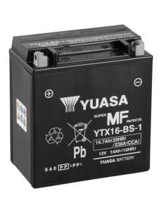 BATERÍA YUASA YTX16-BS-1