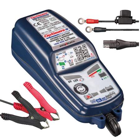 CARGADOR BATERÍAS OPTIMATE 5 6V-12V...