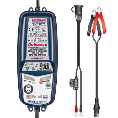 CARGADOR BATERÍAS OPTIMATE 5 6V-12V...
