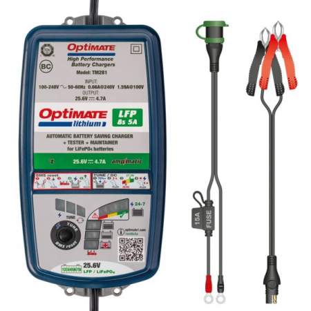 CARGADOR OPTIMATE LITIHIUM 8S 5A