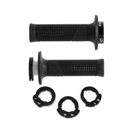 PUÑOS DOMINO D100 OFF ROAD COLOR NEGRO