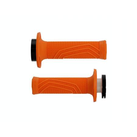 PUÑOS DOMINO D100 OFF ROAD COLOR NARANJA