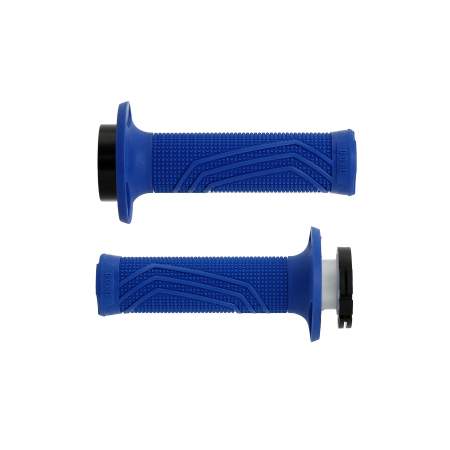 PUÑOS DOMINO D100 OFF ROAD COLOR AZUL
