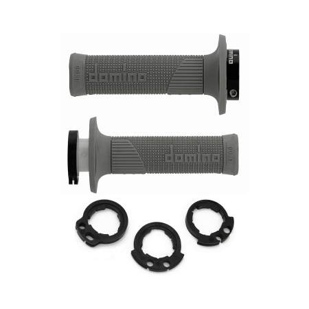 PUÑOS DOMINO D100 OFF ROAD COLOR GRIS