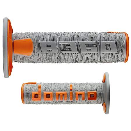 PUÑOS DOMINO OFF ROAD RPS GRIS - NARANJA