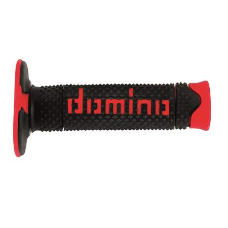 PUÑOS DOMINO DSH OFF ROAD NEGRO - ROJO
