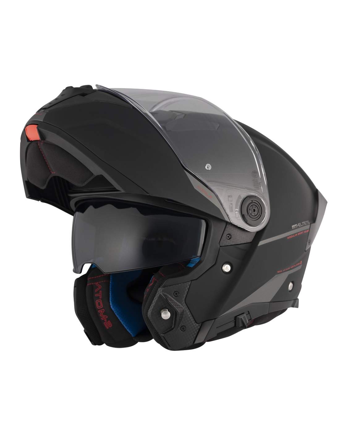 Casco MT Helmet Génesis SV Solid A1 Negro Brillo