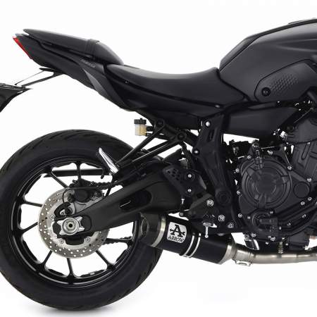 ARROW Escape Yamaha MT07 21- negro