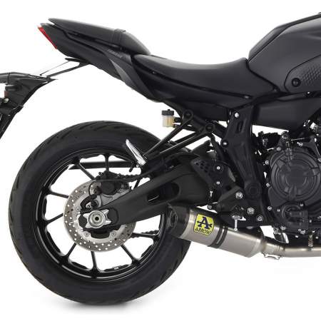 ARROW Escape Yamaha MT07 21- titanio