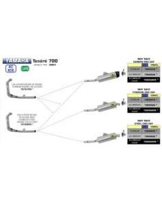 ARROW Colector acero Yamaha... 2