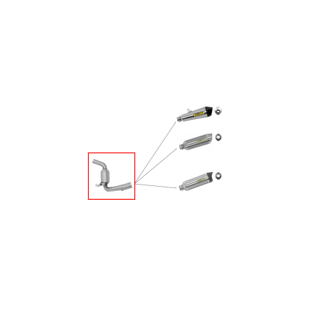 ARROW Conector catalítico KTM Duke...