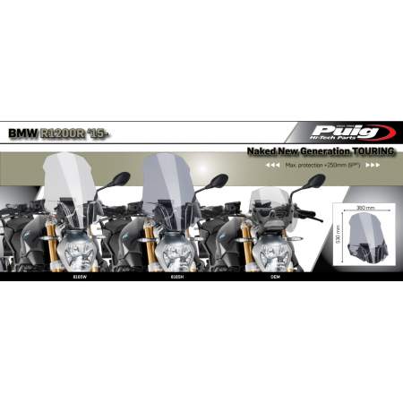 Cupula BMW R1200R 2015- Puig Touring