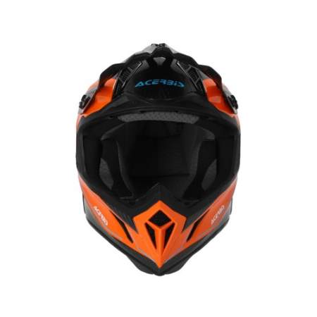 CASCO ACERBIS STEEL CARBON NARANJA Y...