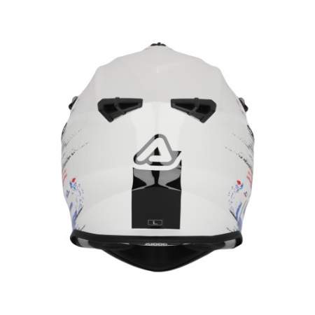 CASCO ACERBIS LINEAR BLANCO AZUL Y...