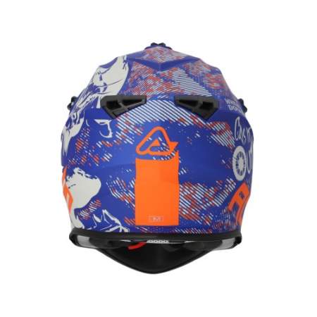 CASCO ACERBIS LINEAR AZUL Y GRIS 22.06