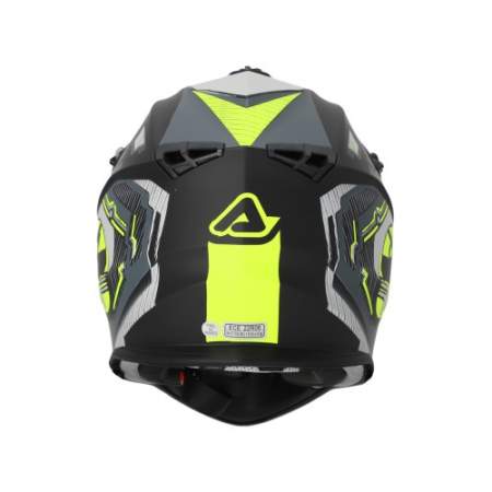 CASCO ACERBIS LINEAR NEGRO Y AMARILLO...