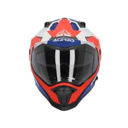 CASCO ACERBIS REACTIVE BLANCO Y ROJO...
