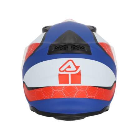 CASCO ACERBIS REACTIVE BLANCO Y ROJO...