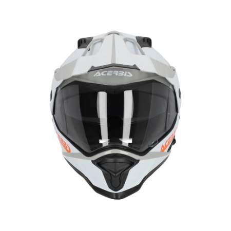 CASCO ACERBIS REACTIVE BLANCO Y GRIS...