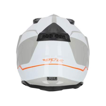 CASCO ACERBIS REACTIVE BLANCO Y GRIS...