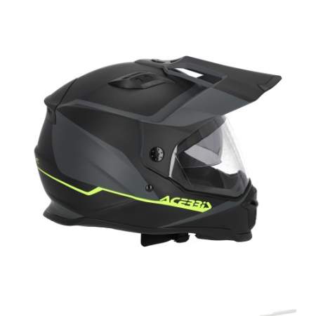 CASCO ACERBIS REACTIVE NEGRO Y GRIS...