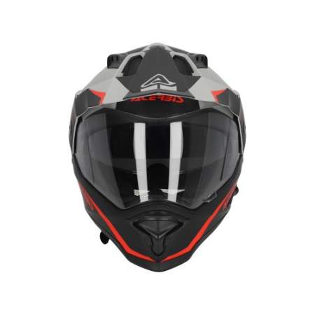 CASCO ACERBIS REACTIVE NEGRO Y ROJO...