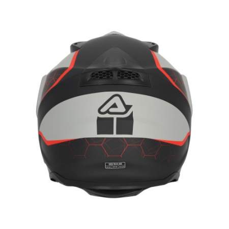 CASCO ACERBIS REACTIVE NEGRO Y ROJO...