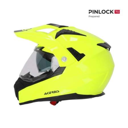 CASCO ACERBIS FLIP AMARILLO...