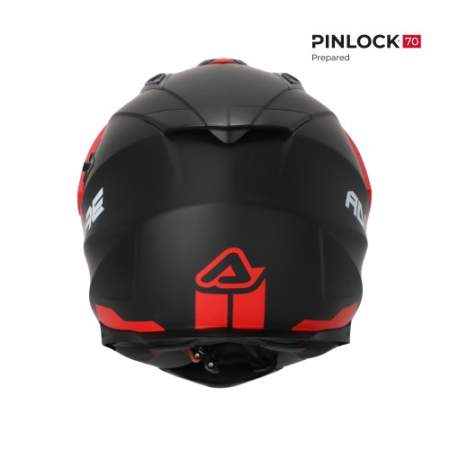 CASCO ACERBIS FLIP NEGRO Y ROJO 22.06