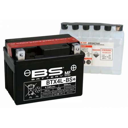 Batería BS Marca BATTERY BTX4L-BS+