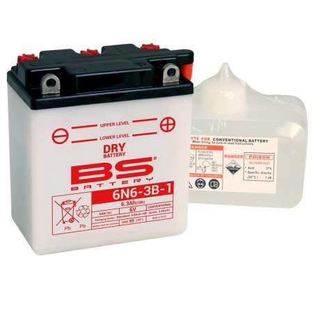 Batería Marca BS BATTERY 6N6-3B-1