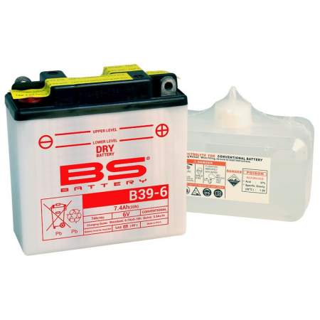 Batería Marca BS B39-6A Convencional...