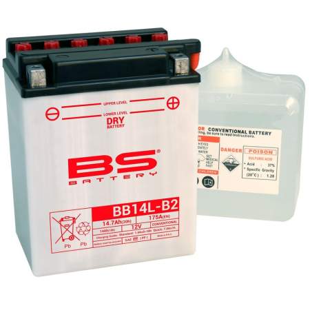 Batería Marca BS BATTERY YB14L-B2...