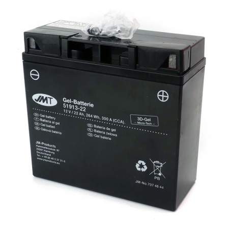 Batería moto 51913 Gel JMT