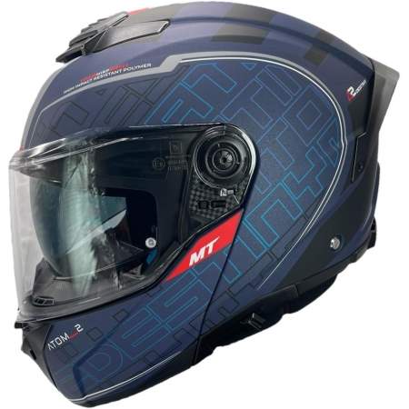 Casco MT Helmet Modular Modelo Atom 2...