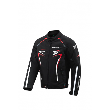 CHAQUETA PISTON NEGRO/ROJO HOMBRE